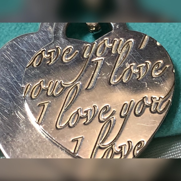 Tiffany 925 Double ❤️ “I Love You” 16” Necklace